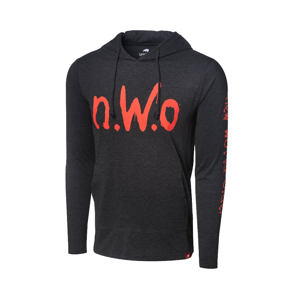 nWo Tri-Blend Pullover Hoodie Sweatshirt