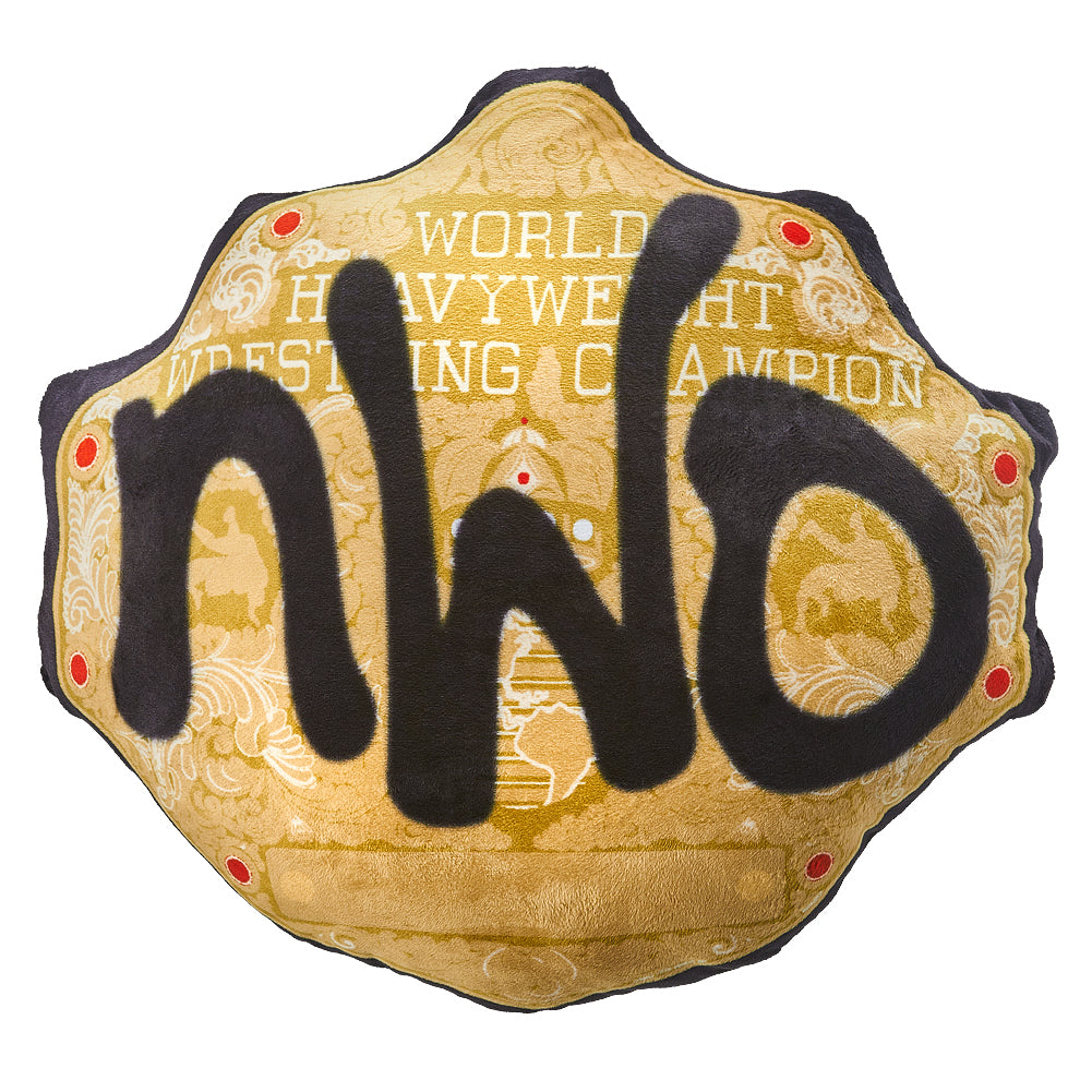 nWo WCW Championship Title Throw Pillow