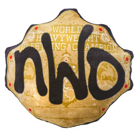 nWo WCW Championship Title Throw Pillow