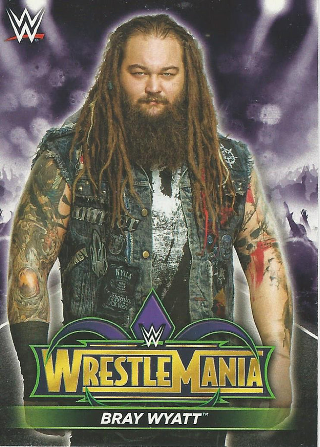 WWE Topps Road to Wrestlemania 2018 Bray Wyatt R4 trading card PW Catalog