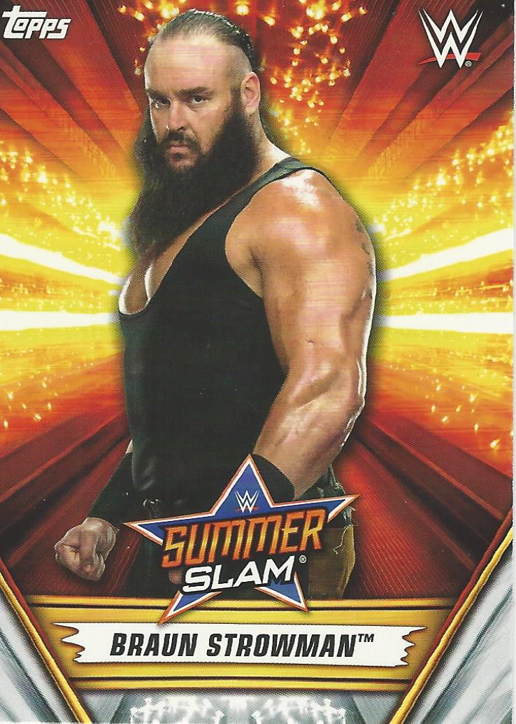 WWE Topps Summerslam 2019 Braun Strowman #4