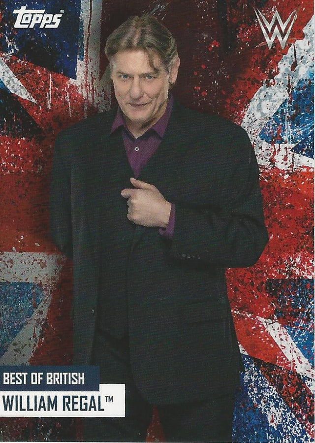 WWE Topps Best of British 2021 William Regal trading card PW Catalog