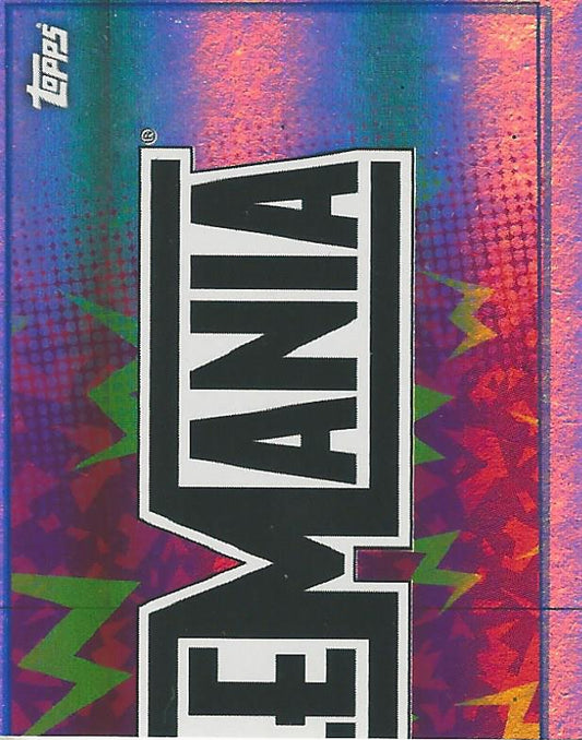 WWE Topps Road to Wrestlemania Stickers 2021 Logo #4