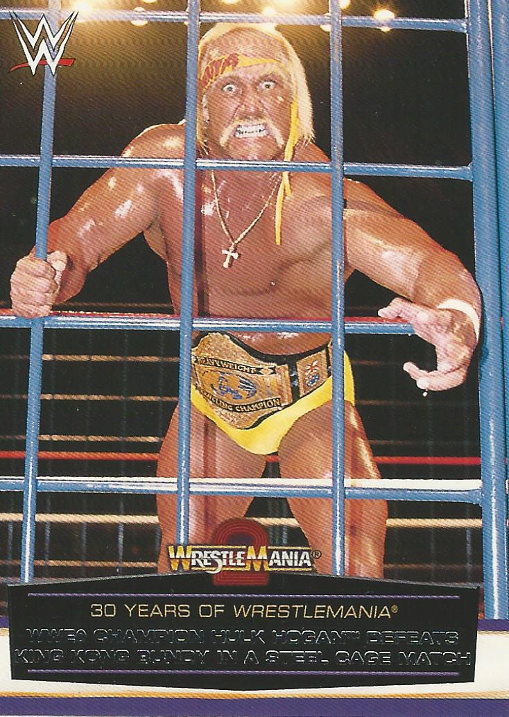 WWE Topps Road to Wrestlemania 2014 Hulk Hogan 4 of 60 trading card PW Catalog