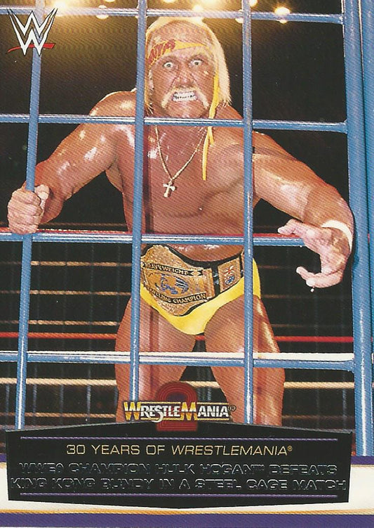WWE Topps Road to Wrestlemania 2014 Hulk Hogan 4 of 60 trading card PW Catalog