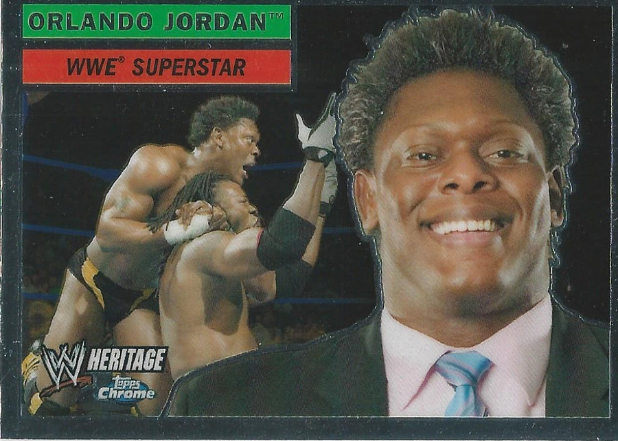 WWE Topps Chrome Heritage 2006 Orlando Jordan #4
