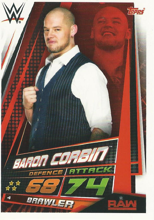 WWE Topps Slam Attax Universe 2019 Baron Corbin #4