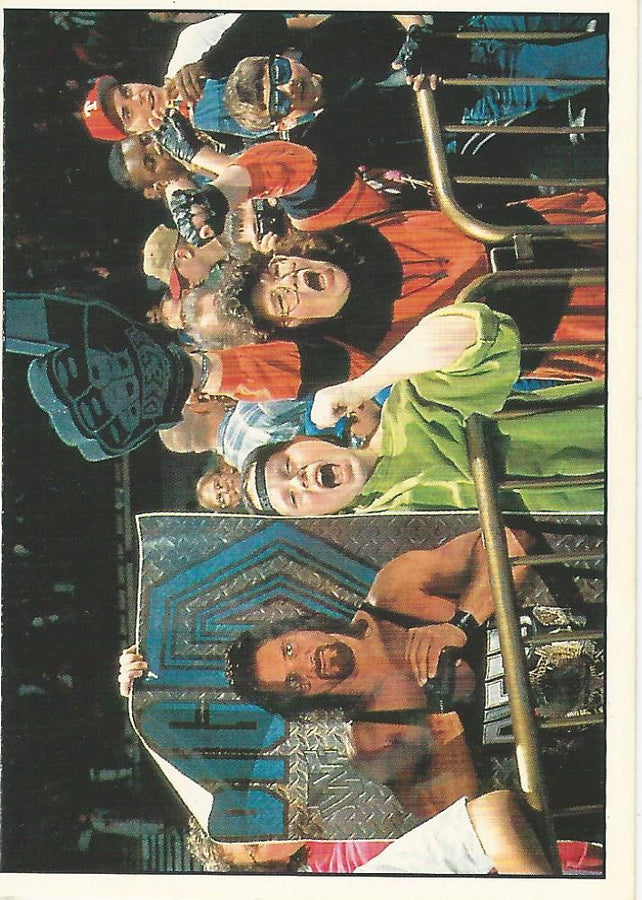 WWF Panini 1995 Sticker Collection Crowd #4