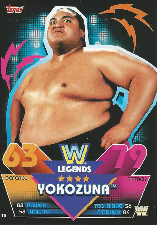 WWE Topps Slam Attax Reloaded 2020 Yokozuna T4 trading card PW Catalog
