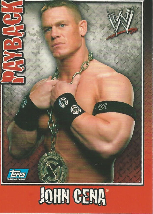 WWE Topps Payback 2006 John Cena #4