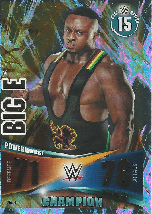 WWE Topps Slam Attax Rivals 2014 Big E Champion #4