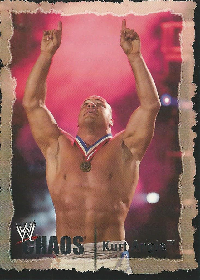 WWE Fleer Chaos 2004 Kurt Angle #4