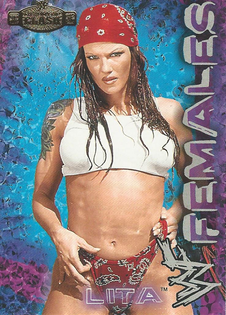 WWF Fleer Championship Clash 2001 Lita WF 3 of 9 trading card PW Catalog