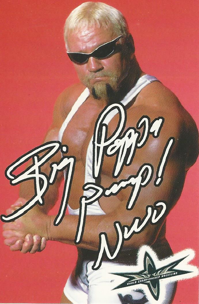WCW Crazy Planet Stickers 1999 Scott Steiner trading card PW Catalog