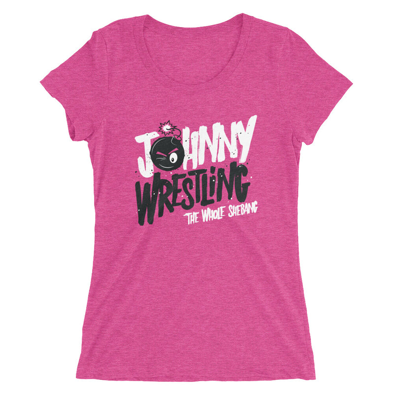 Johnny Gargano "Johnny Wrestling" Women's Tri-Blend T-Shirt T-Shirt PW Catalog