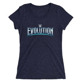 WWE Evolution Logo Women's Tri-Blend T-Shirt