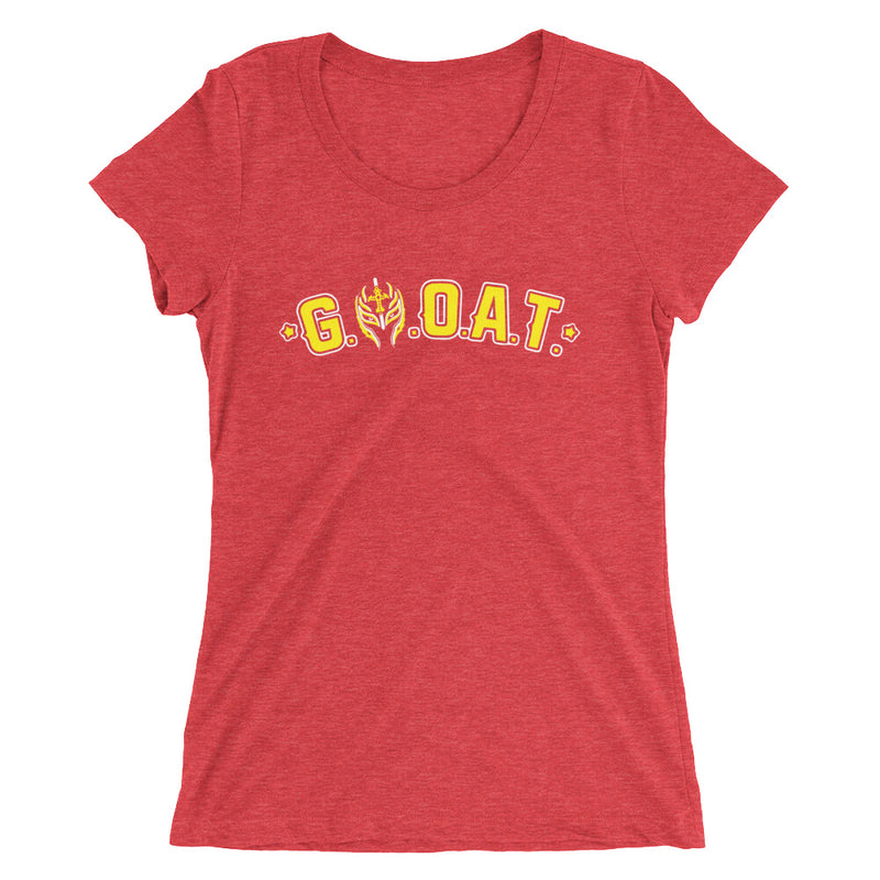 Rey Mysterio "G.M.O.A.T." Women's Tri-Blend T-Shirt T-Shirt PW Catalog
