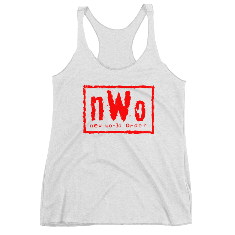 nWo "Wolfpac" Women's Racerback Tank Top