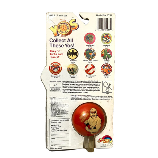 WWF YOS The Radical Yo-Yo Hulk Hogan YO-YO By Spectra Stars 1990 - image 2