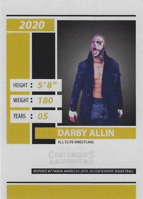 Darby Allin trading card PW Catalog