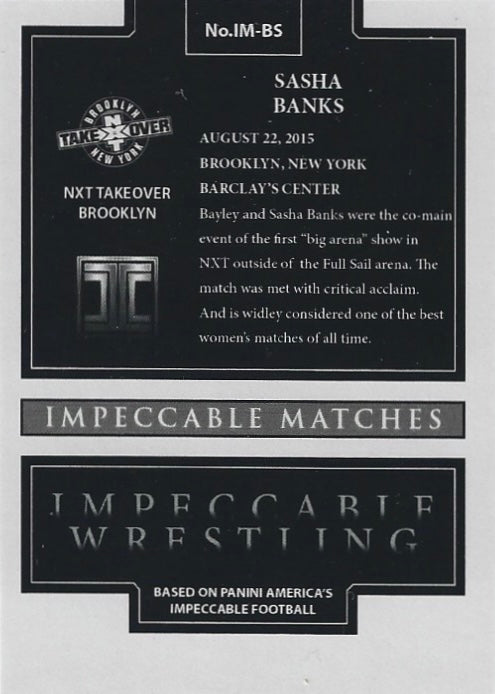 NXT Takeover Brooklyn: Bayley vs. Sasha Banks – Sasha Banks