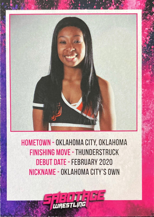 Danni BEE trading card PW Catalog