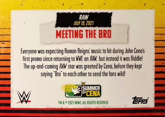 RAW – Meeting the BRO