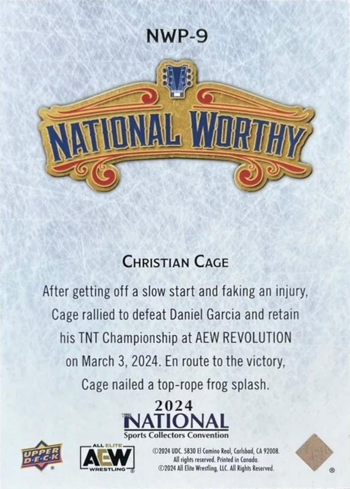 National Worthy – Christian Cage
