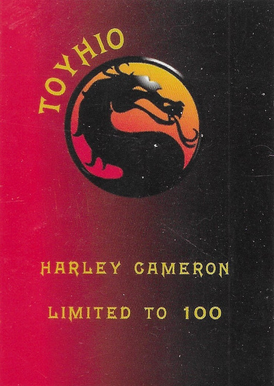 Harley Cameron trading card PW Catalog