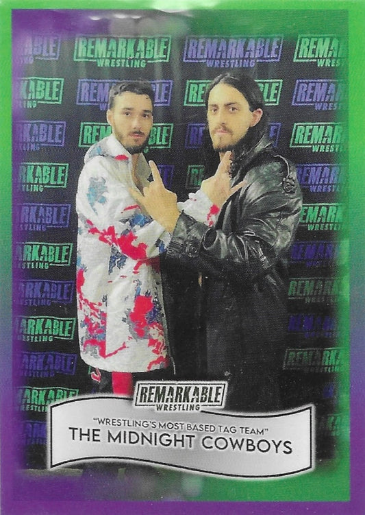 “Wrestling’s Most Based TAG Team” the Midnight Cowboys trading card PW Catalog