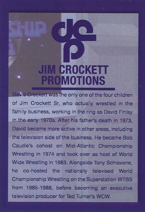David Crockett trading card PW Catalog