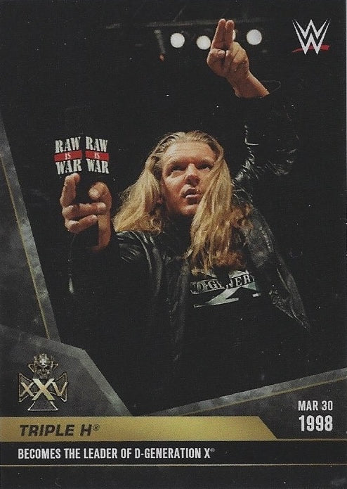 MAR 30 1998 – Triple H Becomes the Leader of D-Generation X trading card PW Catalog