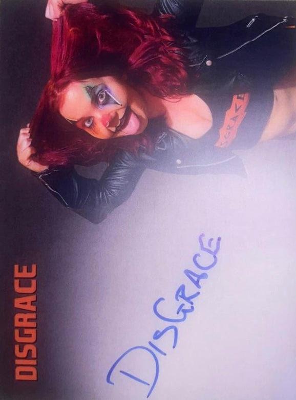Disgrace trading card PW Catalog