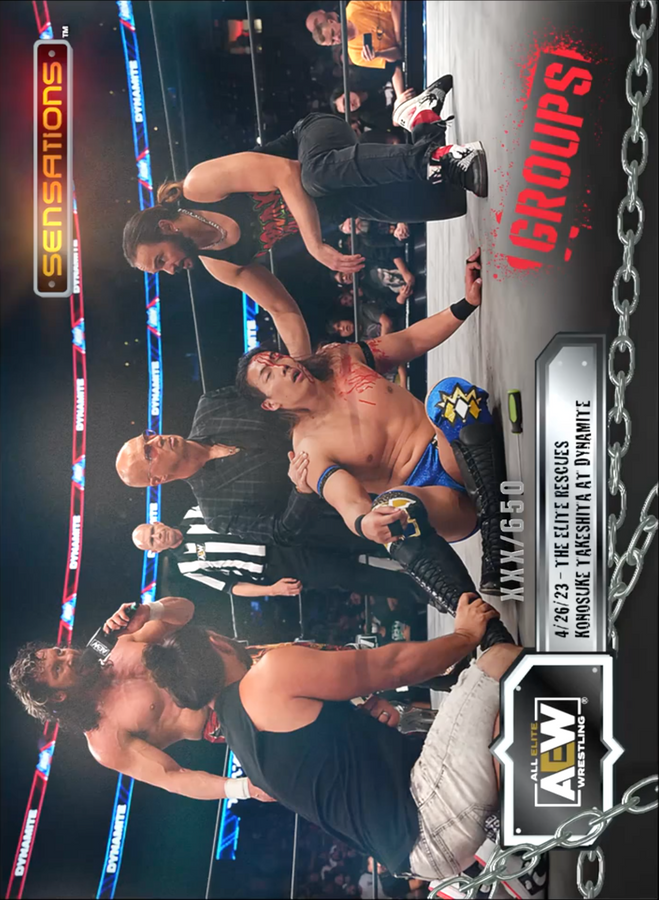 4/26/23 – The Elite – The Elite Rescues Konosuke Takeshita at Dynamite
