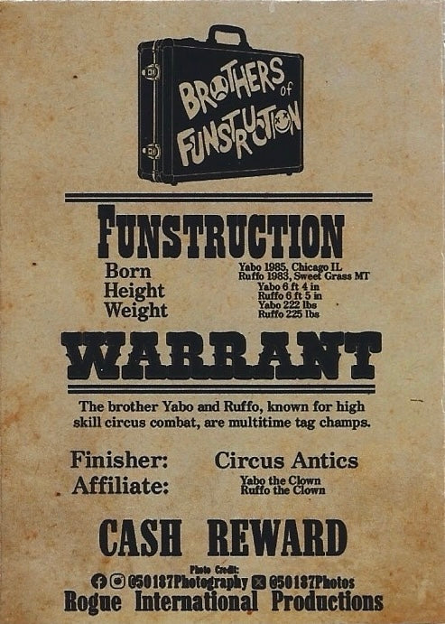 Funstruction trading card PW Catalog