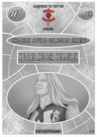Hunter Hearst Helmsley trading card PW Catalog