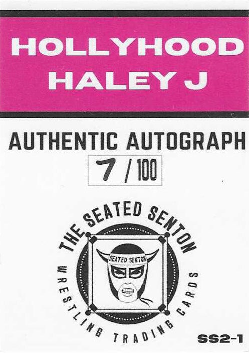 Hollyhood Haley J trading card PW Catalog