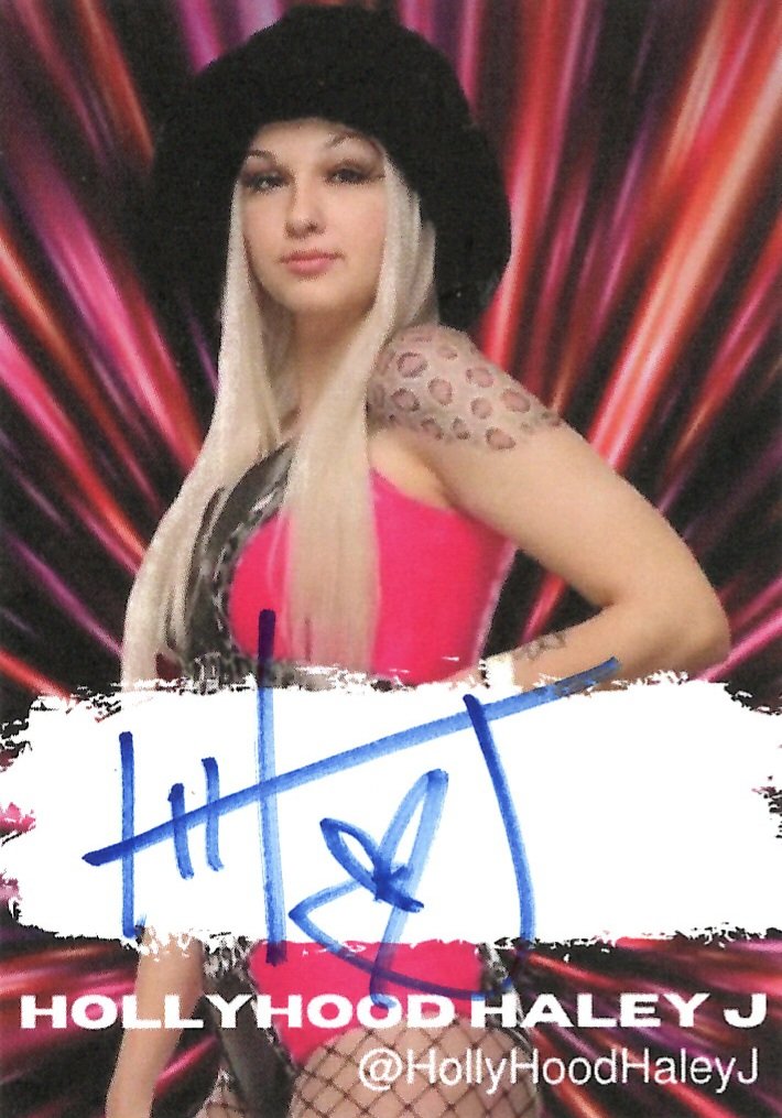 Hollyhood Haley J trading card PW Catalog