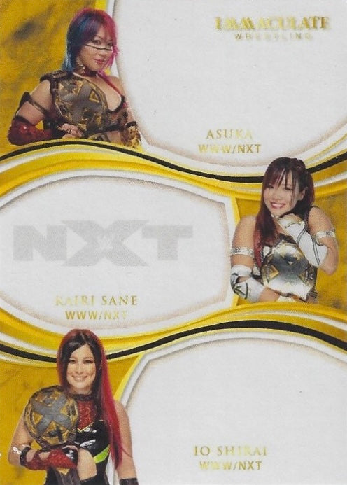 Japanese NXT Women’s Champions – Asuka / Kairi Sane / IO Shirai trading card PW Catalog