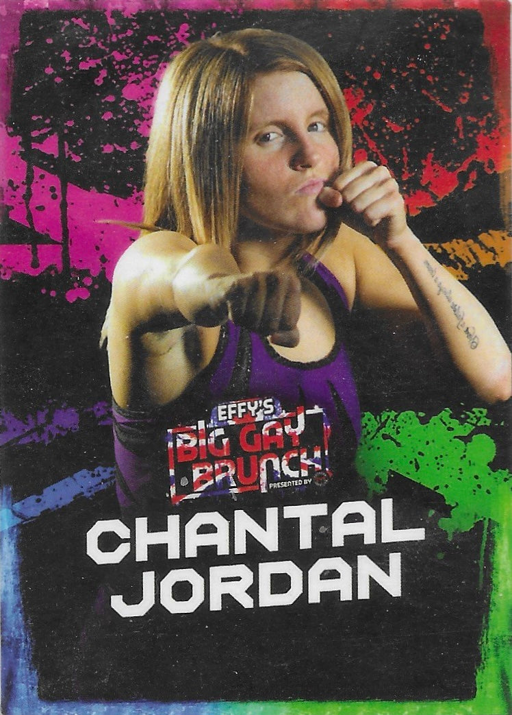 Chantal Jordan trading card PW Catalog