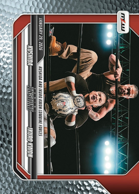 Kushida / Ikuro Kwon – Kushida and Ikuro Kwon Combine Forces trading card PW Catalog