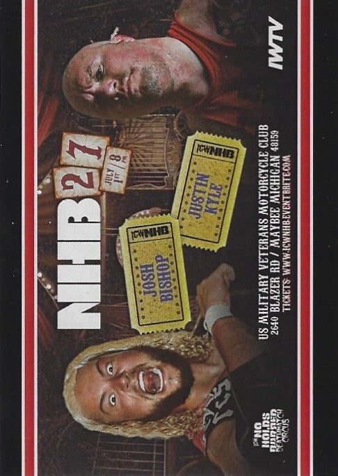 NHB27 – Josh Bishop vs Justin Kyle trading card PW Catalog