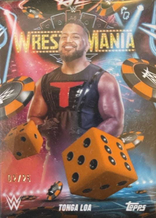 Tonga LOA trading card PW Catalog