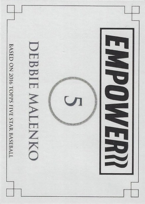 Debbie Malenko trading card PW Catalog