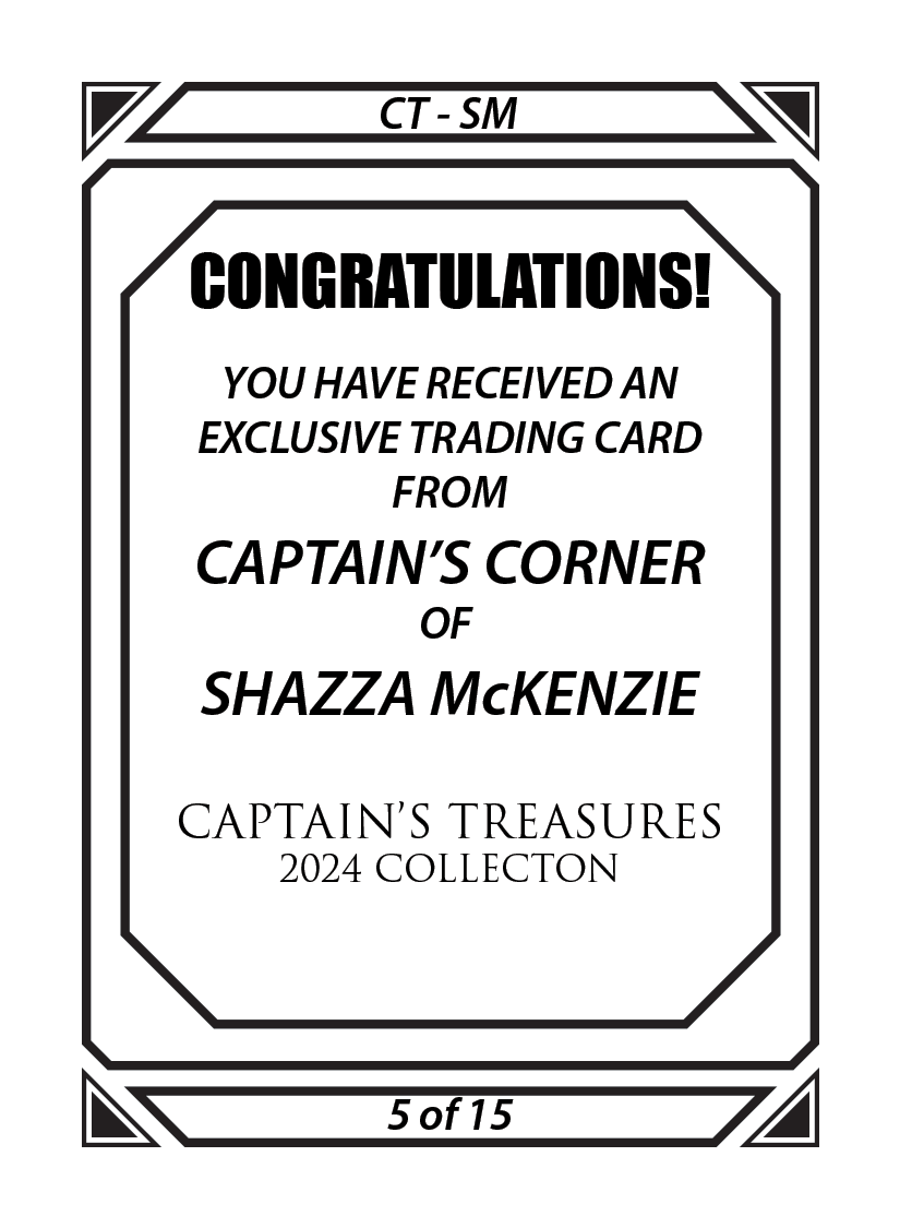 Shazza Mckenzie trading card PW Catalog