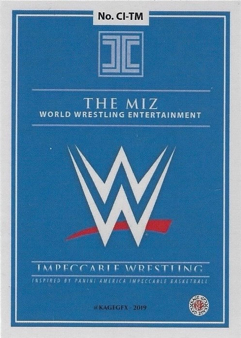 The MIZ – WWE Intercontinental Champion Trading Card PWcatalog