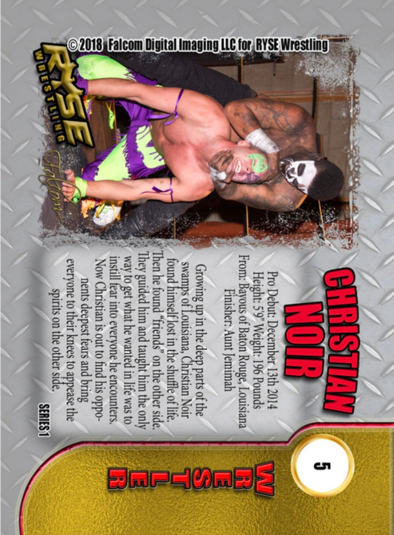 Christian Noir trading card PW Catalog