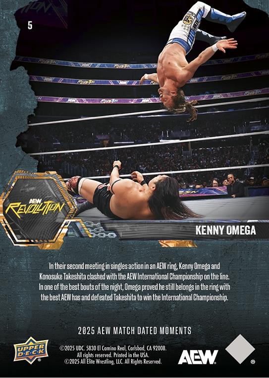Kenny Omega – Kenny Omega Proves HE IS Still the Best Bout Machine With HIS AEW International Championship Victory Over Konosuke Takeshita