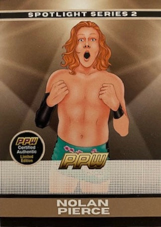Nolan Pierce trading card PW Catalog