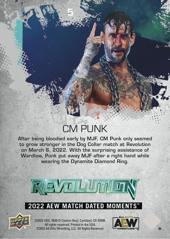 CM Punk – Bloodied But Not Beaten, CM Punk Defeats MJF in a Dog Collar Match at Revolution